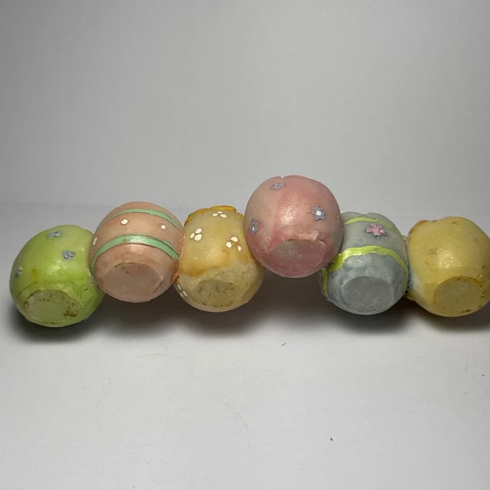 Easter Figurine Multi-Color Resin Chick Egg Decor Cotagecore Spring